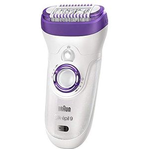 Braun Silk -épil 9 9-579 - Wet & Dry draadloze elektrische ontharingsepilator, elektrisch scheerapparaat voor dames (Bonus Edition)