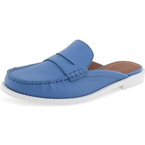 Aerosoles Dames Salome Mule, blauw Jean Pebbled leer, 8 UK