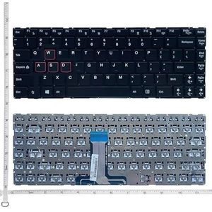 Engels US verlicht toetsenbord voor Lenovo voor Erazer Y40 14ISK Y40-70 Y40-70AM Y40-70AT Y40-70AT-IFI Y40-80 Y700-14(US No backlit)