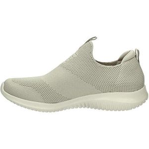 Skechers Ultra Flex-First Take Sneaker voor dames, Taupe, 42 EU