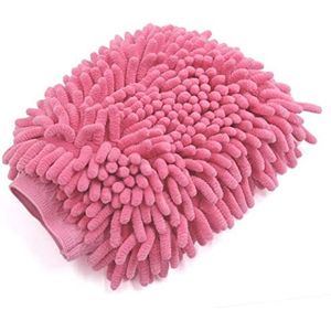 XYWHPGV Fuchsia Microfiber Chenille Washandschoen Autoruit Wassen Reinigingshandschoen Stofdoek(a4845 bafde 4aac5 ad7ae abca7 04818