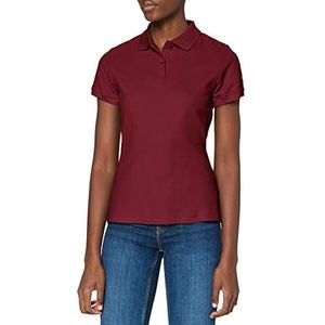 Fruit of the Loom Premium poloshirt voor dames, Bordeaux, M