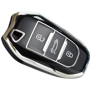 Autosleutel beschermhoes Tpu Auto Afstandsbediening Sleutel Case Cover Shell Voor C4 C4L C6 C3-XR Voor Picasso DS3 DS4 DS5 Autosleutel Cover Sleutel Shell(1 UK)