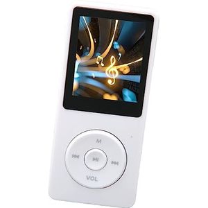 Sportmuziekspeler, Multifunctionele Ondersteuning, Opname, MP3 MP4-speler voor Hardlopen (Wit)