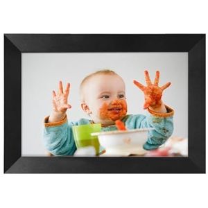 10,1 Inch Wit Fotoalbum WIFI Digitale Fotolijst APP Met Intern 32G-geheugen 1280x800 IPS-scherm Eenvoudig Delen Momenten(Black)