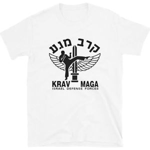 KRAV MAGA ISRAEL DEFENSE ARMY IDF T-SHIRT White S