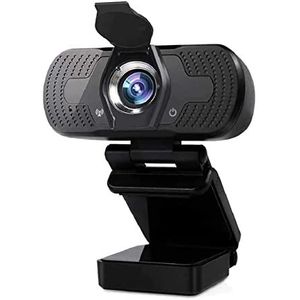 Webcam, USB Webcamera met microfoon Hd Webcam Cover 1080p for Pc Video Computer Camera Web Cam for Streaming(480P)