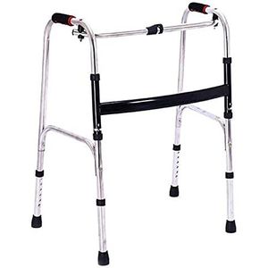 Looprek, opvouwbare rollator voor senioren, volwassen medische rollator zonder wielen, draagbare medische rollator met verstelbare hoogte