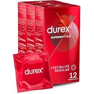 Durex Settebello Super dunne condooms met hoge gevoeligheid (0,055 mm), 36 profylatafel
