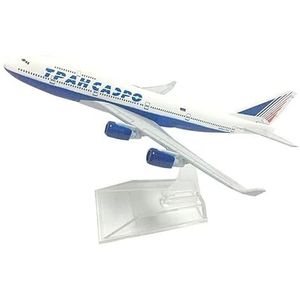 Voor: 16 cm Transaero Boeing 747 Modelvliegtuigen Modelvliegtuigen Gegoten Metaal 1/400 Verhouding