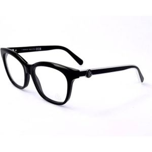 Moncler ML5183 001 SHINY BLACK 53/16/140 Vrouw Brilmonturen
