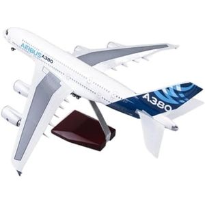 For:Gegoten Vliegtuig 1/200 Schaal 36.5CM Vliegtuig 380 A380 Prototype Luchtvaartmaatschappij Model Cadeaus Voor Familie En Vrienden
