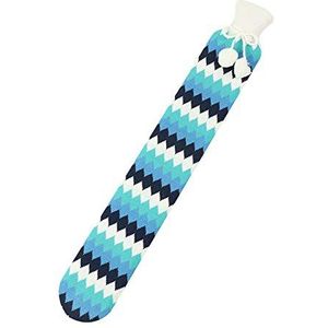 2000ml Pluche Gebreide Cover Warmwaterkruik Lange Warmwaterzak Warm Water Bag voor Grote