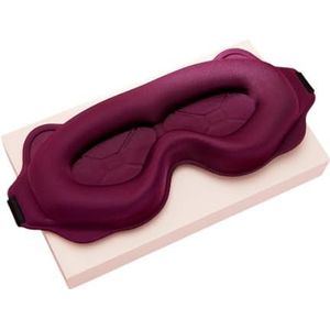 UYFRD 3D slaapmasker, slaaphulp, blinddoek, blokkeer licht, draagbaar, zacht, traagschuim, gezichtsmasker, oogschaduw, comfort, driedimensionaal ontwerp (roze)
