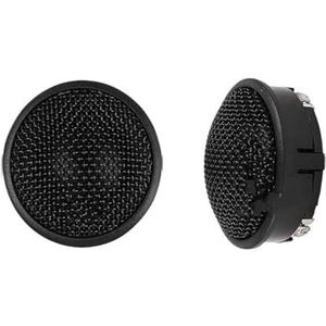 Tweeter auto Tweeters voor auto 1 set 34 mm 80 W geschikt voor zijden koepeltweeterluidspreker, hoge gevoeligheid, soepele kleine treblekop
