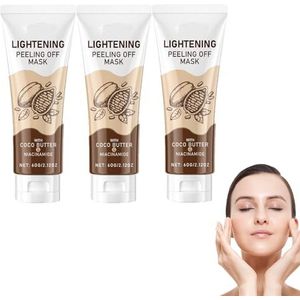 Adera Lightening Peel-off masker, direct blekend Niacinamide whitening Peel-off masker, Peeling Off masker, anti-aging exfoliërend masker, direct blekend Niacinamide whitening Peel-off masker (3pcs)
