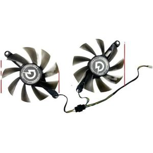 Koelventilator 85mm 4pin 75mm RX580 GPU-ventilator voor PELADN 8GB 256Bit 2048SP GDDR5 grafische kaartventilatoren(85mm)