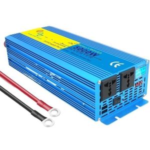 Spanningsomvormer Zuivere Sinusomvormer DC 12V/24V Naar AC 220V 4000W 5000W Volt LED-displayconverter Transformator Auto-omvormer Zonne-energie Stroomomvormer(12V220V 5000W 60Hz)