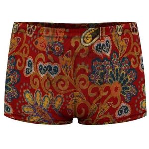 Bloem Pixel Art Heren Boxer Slips Sexy Shorts Mesh Boxers Ondergoed Ademend Onderbroek Thong