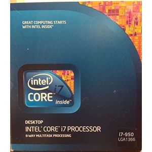 Intel Core i7 950 (3,06 GHz, 8 MB cache, LGA 1366, QPI 4.8 GT FSB)