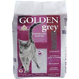 2 x 14 kg Golden Grey Master klontvormende kattenbakvulling babypoeder geur silicaat