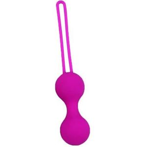 Vagina Muscle Trainer | Kegel Ball Egg | Pelvic Floor Strengthening Exercises Device | Intimate Sex Toys for Woman | Vaginal Balls Products for Adults Women | Geishas balls (Purple, L)