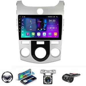 Android 13 Auto Stereo MP5 Player 9'' Screen Autoradio Voor KIA Forte Cerato 2008-2013 Car-play Android Auto GPS-navigatie Bluetooth RDS FM AM DAB+ Radio Stuurbediening Voice Control(NF-7 8Core 8+256G