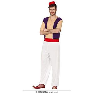 Aladdin Kostuum | Woestijndief Op De Vlucht | Man | Maat 48-50 | Carnavalskleding | Verkleedkleding