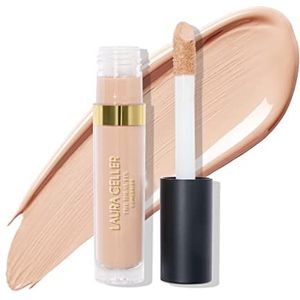 LAURA GELLER NEW YORK The Ideal Fix Concealer (Fair) - Bouwbare medium tot volledige dekking onder de ogen Concealer - Langdurige vloeibare concealer voor het bedekken van donkere kringen en vlekken