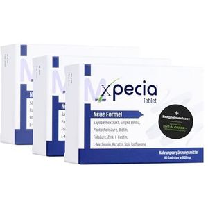 XPECIA - Tabletten voor Mannen - Nieuwe Haargroeiformule - Foliumzuur