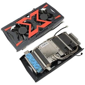 Koeling videokaart koellichaam voor RX480 470 RX 580 570 PLA09215B12H Koperen buis super warmteafvoer voor PowerColor voor Dataland RX580