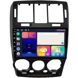 Android 14 autonavigatie in-dash autoradio-ontvanger voor Hyundai Getz 2002-2011 dubbel Din 9 inch touchscreen autoradio met satellietnavigatie Bluetooth handsfree RDS SWC(H 4Core 1+32G)