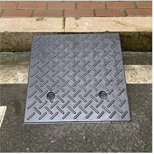 Rolstoelhelling, Rubberen oprithelling for rolstoelgebruikers, zwart, verschillende maten(50x100x20cm)