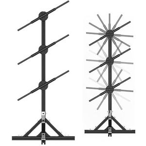 3D Fan Hologram Projector Kerstboom, 3D Hologram Led Fan Projector, 3D Hologram Kerstboom, LED Fan Hologram Kerstboom met Afstandsbediening/WIFI voor Kerstmis, Halloween