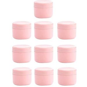 Navulbare Plastic Lege Gezichtscrème Kosmetische Container met Deksel Roze-50g