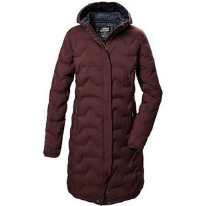 killtec Dames gewatteerde parka/functionele parka met capuchon KOW 9 WMN QLTD PRK, donkerwijnrood, 36, 41806-000