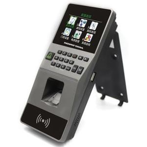 Inklokken Machine Vingerafdruktoegangscontrolesysteem RFID-toetsenbord Kaartlezer Wachtwoord Biometrische Tijdregistratiemachine Met Software TCP/IP USB