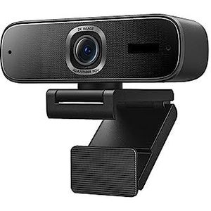 Webcam Slimme Full HD-webcam, AI-aangedreven framing Autofocus 2K-webcam met ruisonderdrukkende microfoons for conferenties