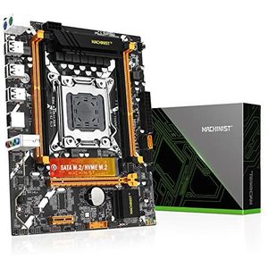 Machinist X79 PC moederbord Intel LGA 2011 Micro ATX Gaming met NVME M.2 ondersteuning PCIe 3.0 Dual Channel DDR3 ECC RAM-geheugen, SATA 3.0 6 Gb/s Intel Xeon E5 V1 V2 processor