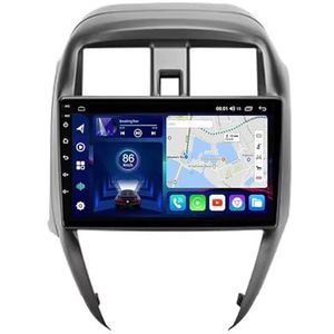 Android 14 autonavigatie in-dash autoradio-ontvanger voor Nissan Sunny 2014-2016 dubbel Din 9 inch touchscreen autoradio met satellietnavigatie Bluetooth handsfree RDS SWC(Y2 8Core 4+64G)