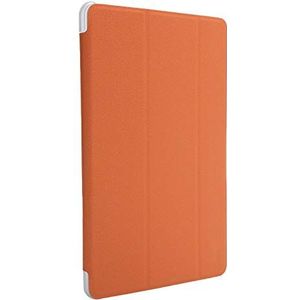 Tablet PU Lederen Tas, Laptop Beschermende Standaard Hoes Omhulsel, voor Alldocube Iplay40 (Oranje)