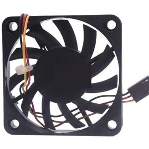 60mm x 10mm axiale ventilator voor R126010BM 6cm 12V 0.14A 3-draads 3-pins vierkante koelventilator voor servers
