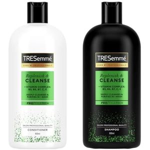 Tresemmé Classic Replenish and Cleanse Shampoo & Conditioner, 900 ml