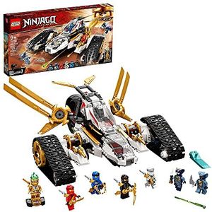 LEGO NINJAGO Legacy Ultra Sonic Raider 71739 Bouwpakket met motorfiets, vliegtuig en verzamelbare minifiguren; Nieuw 2021 (725 stuks)