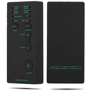 Voice Changer, 3,5 mm interface Voice Changer Device Portable Sound Changer, voor mobiele telefoon Computer Laptop Notebook mobiele telefoon