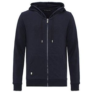 Redbridge Heren sweatjack met capuchon Zip Hoodie met ritssluiting Premium Basic, donkerblauw, S