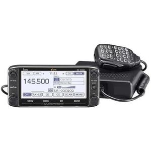 ID-5100A/ID-5100E. Digitale autowalkietalkie met dubbel segment en dubbel display. Stuur MBA-2-beugel(ID-5100A)