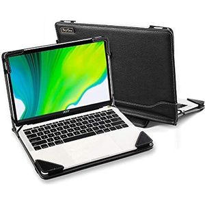 Laptop Case Cover voor 14 inch Acer Spin 3 SP314-51/54 14 inch Notebook Sleeve Bag PC Stand PU lederen beschermende huid..