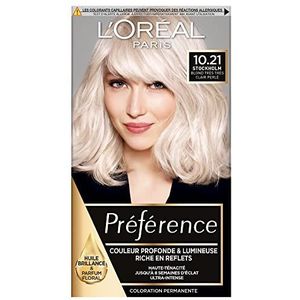 L'Oréal Paris Voorkeur Permanente Haarverf, Nuance: Stockholm (10.21), Zeer Licht Parel Blond