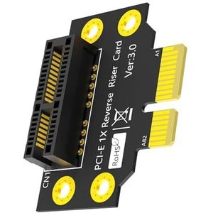 32mm PCIE 1X 90 Graden Reverse Mannelijke Naar Vrouwelijke Risers Card PCIE 1X Om 1X Converteren Card Adapter Risers Board Voor Servers